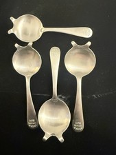 LOT Set 4 VTG MYERS Jamaica RUM WHISKEY Flaming Burning Warmer Spoon BARWARE Bar picture