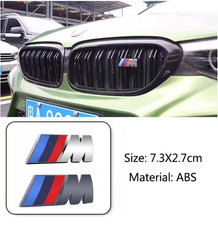 1Pc M Logo 3D ABS Car Styling Front Grille Badge Emblem Accessory For *-bmw-*X2. picture