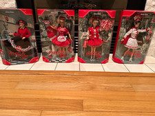 Coca-Cola Barbie Collector Edition Advertising Doll Lot of 4 in Boxes picture