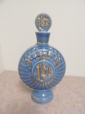 Jim Beam PRISTINE 1st National Bank Of Chicago Illinois 100th Decanter + Letter picture