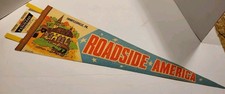 Roadside America Pennant Flag Banner Shartlesville Pennsylvania Vintage Large picture