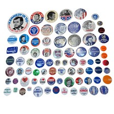 Vintage Ted Kennedy Campaign Pinback Buttons Lot 79 1972 1980 1984 Political picture