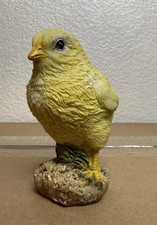 Vintage Yellow Baby Bird Chick Figurine Trinket – Rustic Farmhouse Spring Decor picture