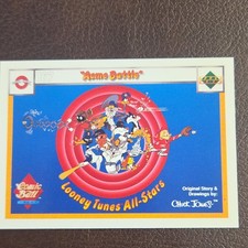 Rare 1990 Upper Deck Looney Tunes All-Stars Acme Battle Card Lot 2  167/176 picture