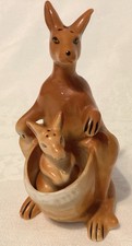 Vintage Mama Kangaroo and Joey Salt & Pepper Shakers Figural picture
