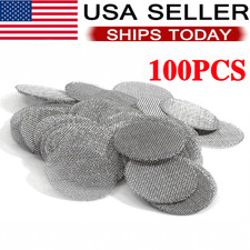 New Pipe Screens Stainless Steel Metal Tobacco Smoking Pipe Filters 3/4 Inch picture
