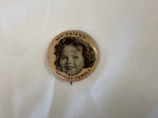 Vintage My Friend Shirley Temple Pinback Button picture
