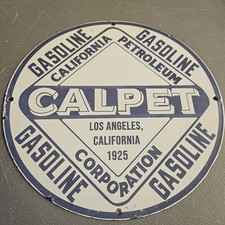VINTAGE 1925 CALPET GASOLINE 12