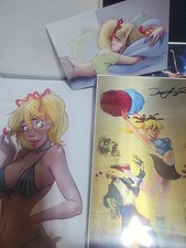 Mandy A Tribute To Dean Yeagle Mandy Vs Zombies 3pc Lot Signed By Dean Yeagle  picture