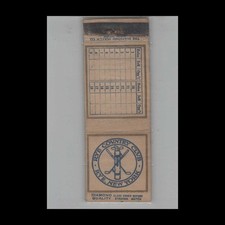 1930s Matchbook Cover Diamond Quality Rye Country Club Rye NY picture