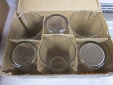RARE CG Quartzex Quartex Etched Wheat Pattern Crystal Glasses 6-12 oz SET #25 picture