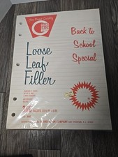 Vintage Grand Union Loose Leaf Filler Paper 300 Sheets picture