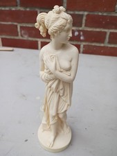 Vintage G Ruggeri Venus Italica Statue Italy Alabaster Resin 10” picture