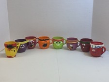 Pillsbury The Funny Face Gang Plastic Cups Set of 8 Vintage 1970s USA Made Retro picture