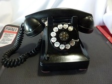 1948 Western Electric 302 Black Desk Telephone with Ringer Shutoff -  picture