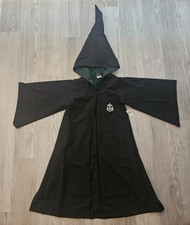 NWT Authentic Universal Studios Harry Potter Slytherin Kids Robe Size 7/8 XXXS picture