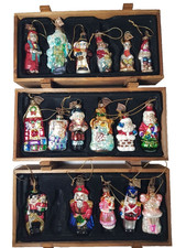 17pc Thomas Pacconi Classics 2004 Anniversary 30 Years Collection Glass Ornament picture
