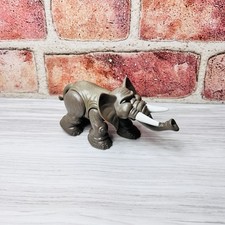 Vintage Fisher Price F-P Elephant Family Figure Toys 1995 Zoo Circus Little Toy picture