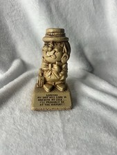 Paula 1976 Made In USA Wooden Figurine Numbered Someday My Ship Will Come... Vtg picture