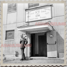 50s NEMACOLIN PENNSYLVANIA GREENE COUNTY MAN SUIT WORKER VINTAGE USA Photo 8623 picture