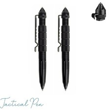 Outdoor Survival Ballpoint Pen 2Pcs Metal Emergency Window Breaking Safety Pen picture