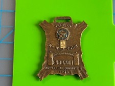 WF-048 VINTAGE 1938 American Legion New York 20th Annual Convention Watch Fob picture