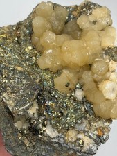 XL Dazzling Calcite Crystals on Chalcopyrite picture