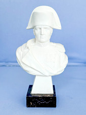 C1910 Bust Statue France Emperor Napoleon Bonaparte Signed Waterloo Battle War picture