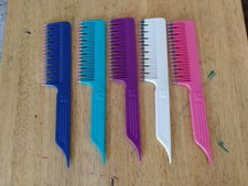 (2) Vintage 90's Mebco The Tease Comb Dipped Hair Combs  picture