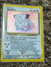 Pokémon Base Set Clefairy 5/102 1999 Wizards English Original Ken Sugimori picture