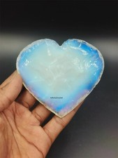 Opalite Heart – Handmade Crystal, Reiki Stone, Calming Energy Gift Crystal Decor picture