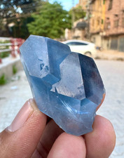 Rare Blue Celestine Crystal Cluster Specimen 266 Carats @ Mineral picture