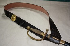 Model 1840 NCO Shoulder Sword Belt or Baldric by Stewart Historic Saddlery picture
