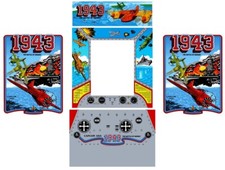 1943 Arcade Side Art Full Set 5pc Artwork Textured CPO Complete Cabinet Kit picture