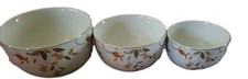 3 piece set Jewel Tea Autumn Leaf mixing bowl Hall Superior bowls serving MCM picture