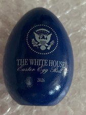 WHITE HOUSE TRUMP EASTER 2026 BLUE EGG USA ANNIVERSARY 250th REPUBLICAN PATRIOT picture
