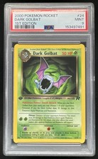 2000 Pokemon Team Rocket First Edition #24/82 Dark Golbat PSA 9 picture