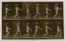 Eadweard Muybridge Child Running Vintage 1880s Photo Reprint Wall Art picture