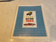 1965 Nissan Datsun Brochure - Ex. Cond picture