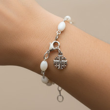 Prayer Bracelet, Made with Mother of Pearl picture