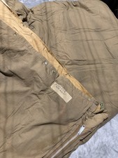 Wwii Women’s Military Sleeping Bag Rare Named Laural Leaf Snap Button US picture