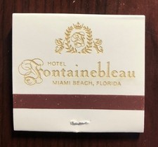 Hotel Fontainebleau Miami Beach, Florida Matchbook picture