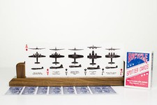 Spotter Cards, Reissue, WWII Aircraft, Bicycle Brand, Blue, USA  MIS-0103-B picture
