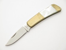 Vtg Kershaw Kai 5300 Seki Japan Gentleman NS Pearl Folding Lockback Pocket Knife picture