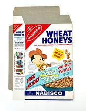 Vintage 1950s Nabisco Wheat Honeys Cereal Box Whirly-Twirly Toy Premium picture