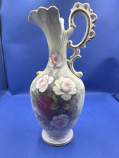 Antique Nippon Hand Painted Porcelain Ewer Pitcher Vase Japan pre-1921    999 picture