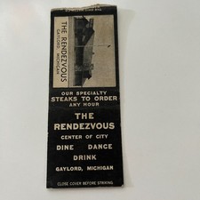 The Rendezvous Vintage Matchbook Cover TMB44-5 picture