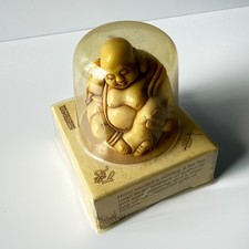 Small Sleeping Buddha (Hotei Style) Figurine Statue - Buddhism Decor - Vintage picture