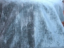 Kravet Couture BLUE Textured Velvet Gorgeous Ombre Effect Distressed 3.5 Yds picture