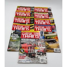 Classic Toy Trains Magazine 2015 Vol 28 Issues 1-9 Lionel O S Gauge Lot of 9 picture
